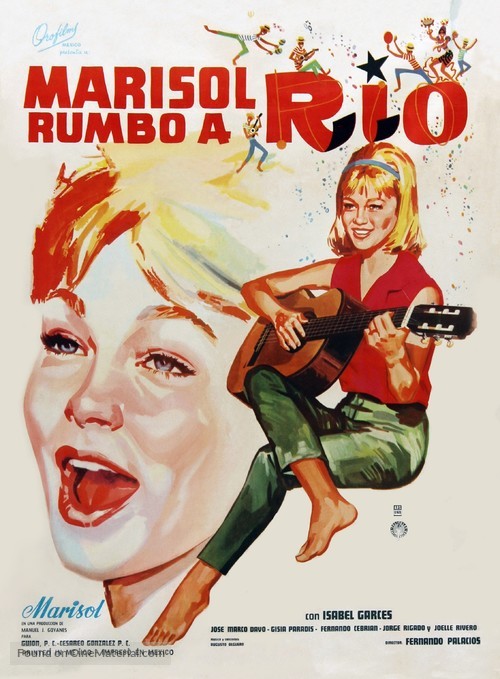 Marisol rumbo a R&iacute;o - Mexican Movie Poster