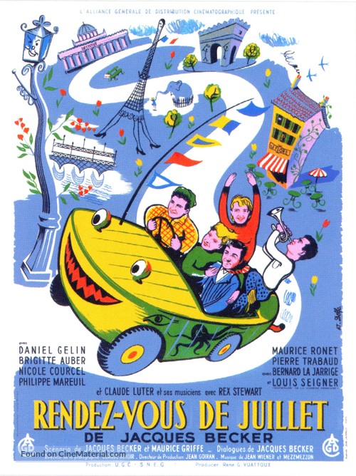Rendez-vous de juillet - French Movie Poster
