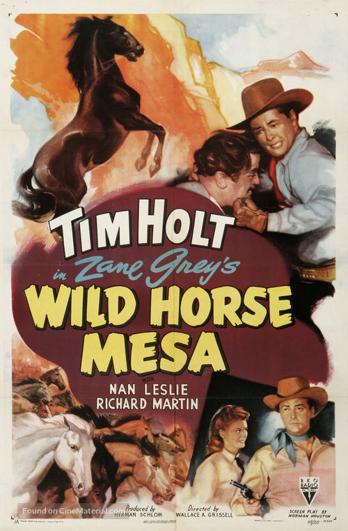 Wild Horse Mesa - Movie Poster