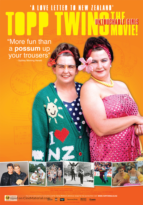 The Topp Twins: Untouchable Girls - New Zealand Movie Poster