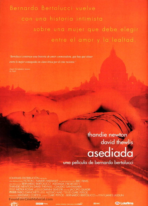 Besieged - Spanish Movie Poster