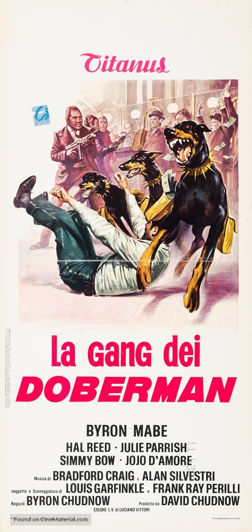 The Doberman Gang - Italian Movie Poster