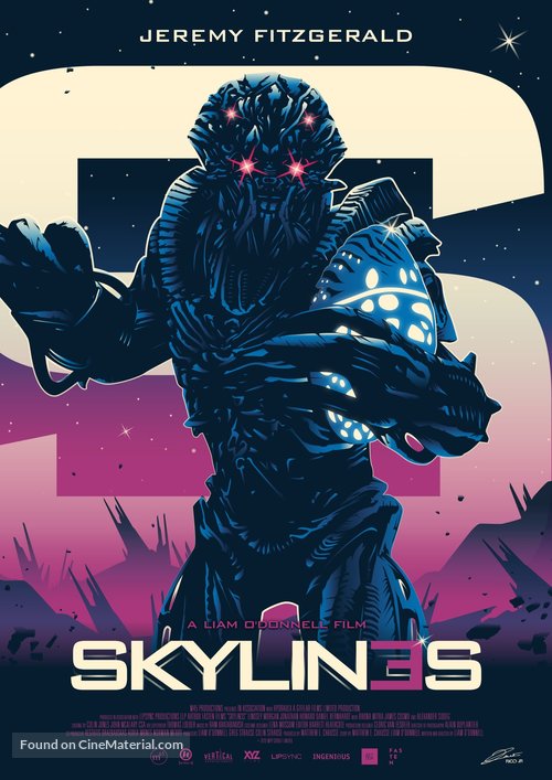 Skylines - French Movie Poster