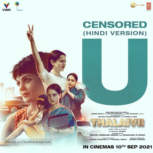 Thalaivi - Indian Movie Poster