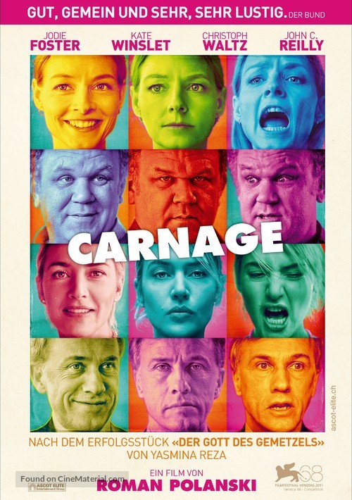 Carnage - Swiss Movie Poster