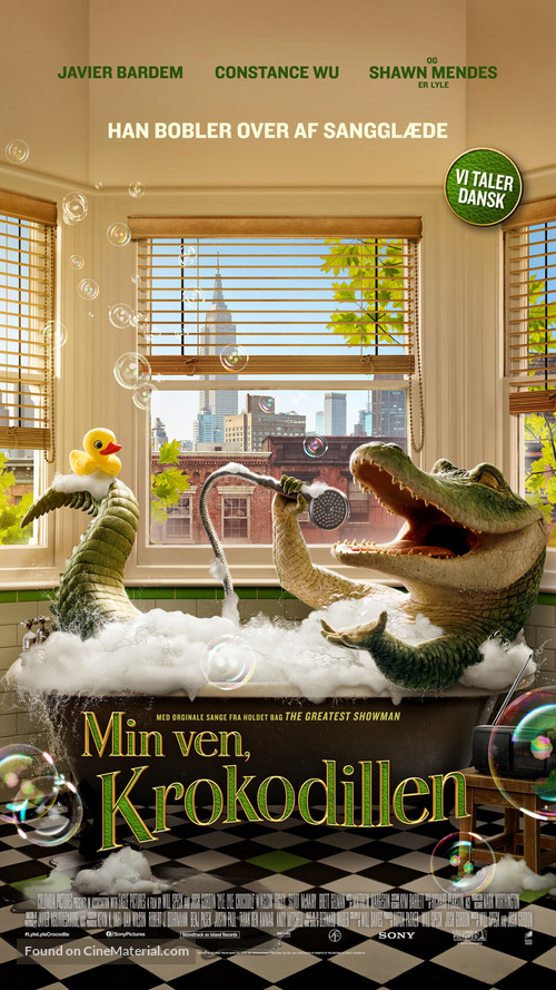 Lyle, Lyle, Crocodile - Danish Movie Poster