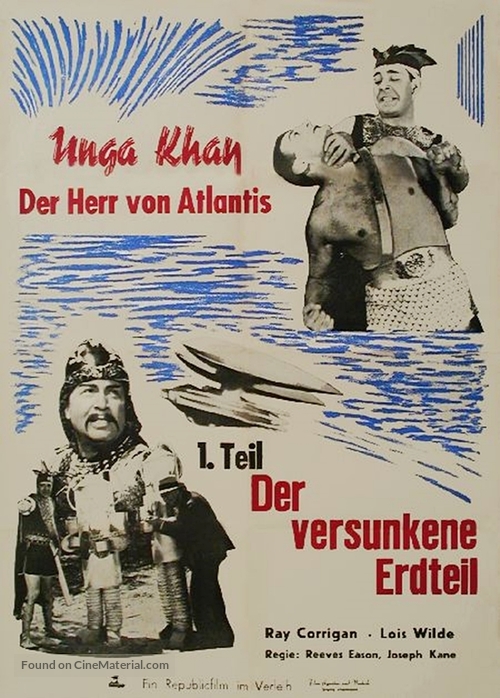 Undersea Kingdom - German Movie Poster
