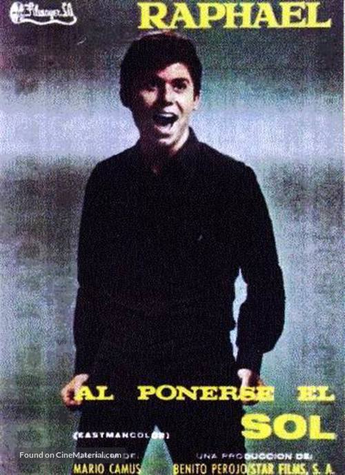 Al ponerse el sol - Spanish Movie Poster