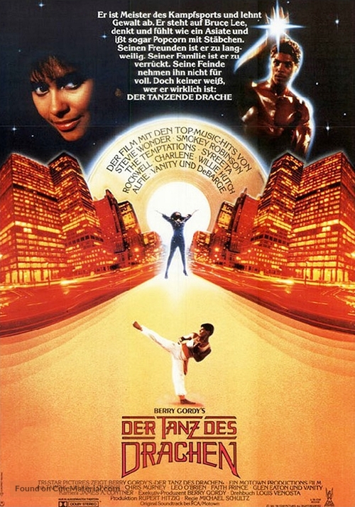 The Last Dragon - German Movie Poster