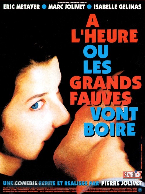 &Agrave; l&#039;heure o&ugrave; les grands fauves vont boire - French Movie Poster