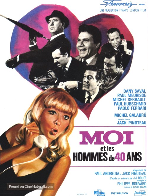 Moi et les hommes de 40 ans - French Movie Poster