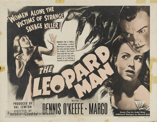 The Leopard Man - Re-release movie poster