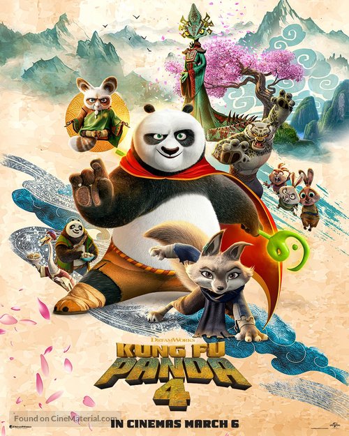 Kung Fu Panda 4 - British Movie Poster