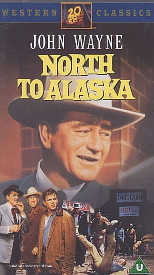 North to Alaska - British VHS movie cover