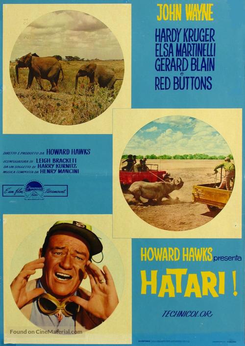 Hatari! - Italian Movie Poster