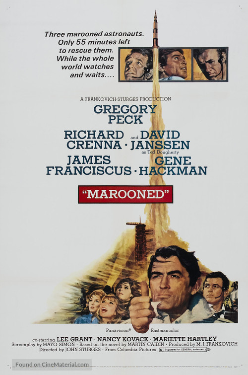 Marooned - Theatrical movie poster
