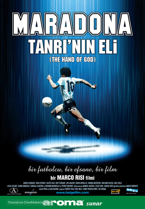 Maradona, la mano di Dio - Turkish Movie Poster