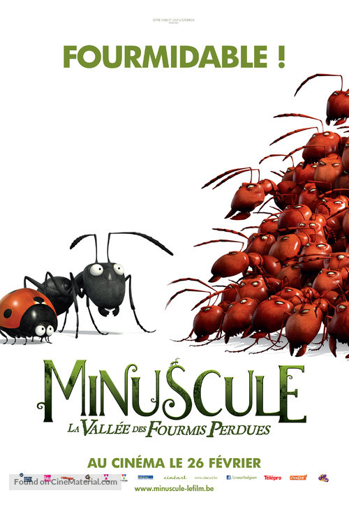 Minuscule - La vall&eacute;e des fourmis perdues - Belgian Movie Poster