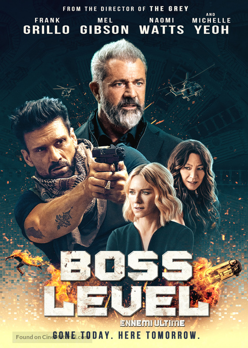 Boss Level - Canadian DVD movie cover