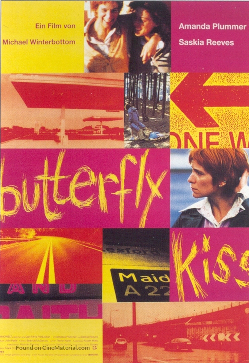 Butterfly Kiss - German Movie Poster