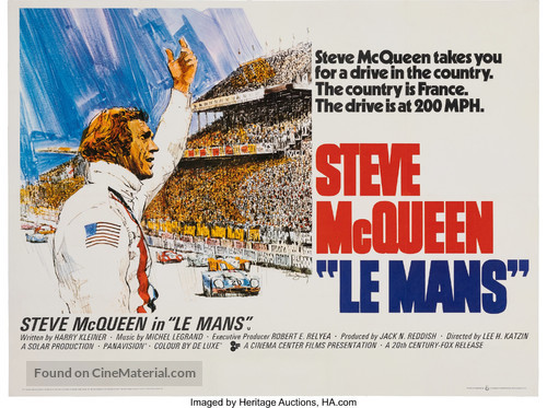 Le Mans - British Movie Poster