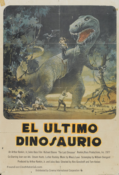 The Last Dinosaur - British Movie Poster