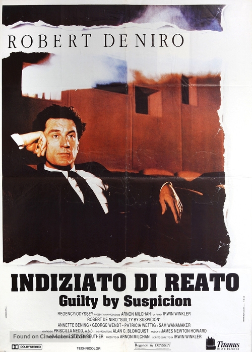 Guilty by Suspicion - Italian Movie Poster