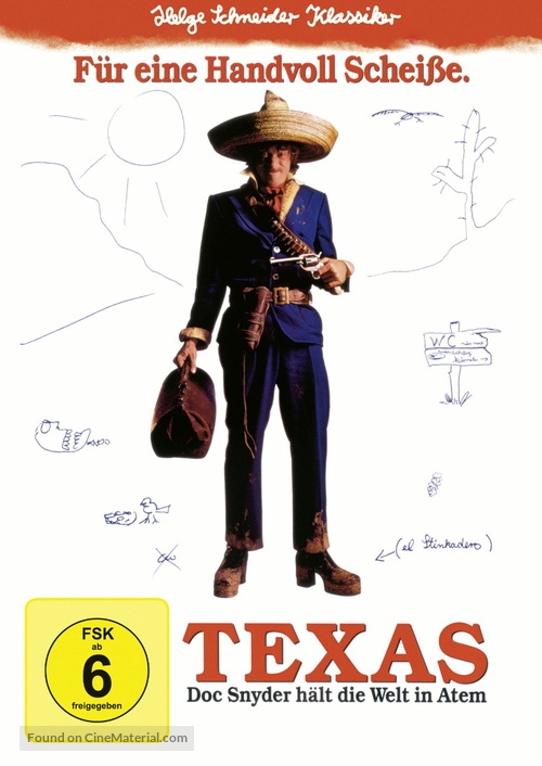 Texas - Doc Snyder h&auml;lt die Welt in Atem - German DVD movie cover