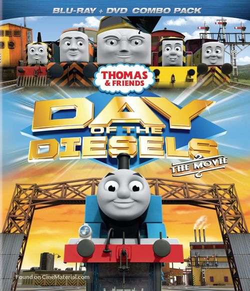 Thomas &amp; Friends: Day of the Diesels - Blu-Ray movie cover