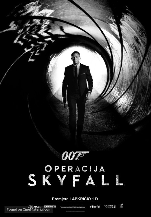 Skyfall - Lithuanian Movie Poster