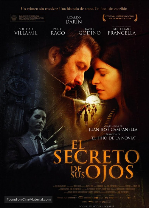 El secreto de sus ojos - Spanish Movie Poster