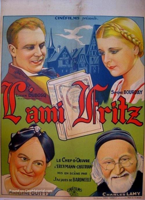 L&#039;ami Fritz - French Movie Poster