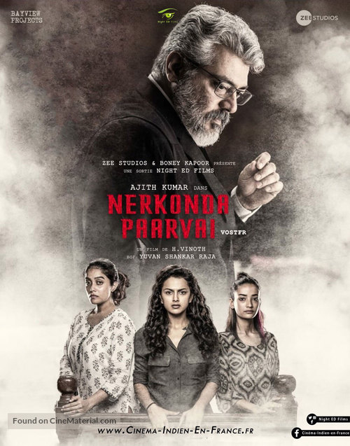 Nerkonda Paarvai - French Movie Poster