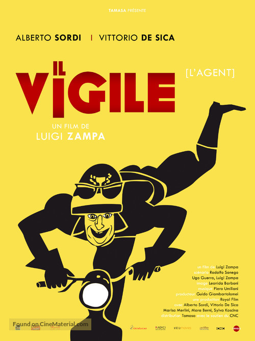 Il vigile - French Movie Poster