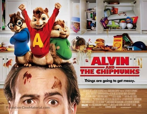 Alvin and the Chipmunks - British Movie Poster