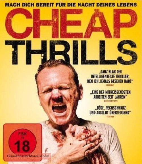 Cheap Thrills - German Blu-Ray movie cover