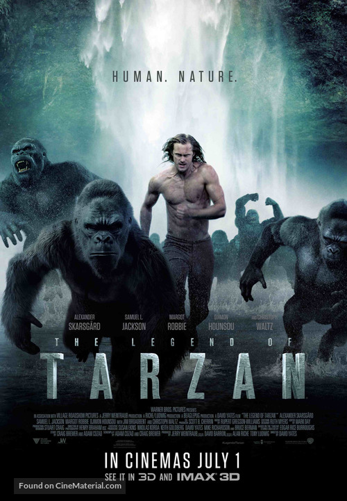 The Legend of Tarzan - Indian Movie Poster