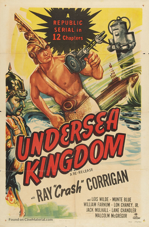 Undersea Kingdom - Re-release movie poster