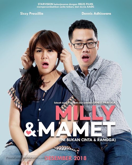 Milly &amp; Mamet: Ini Bukan Cinta &amp; Rangga - Indonesian Movie Poster