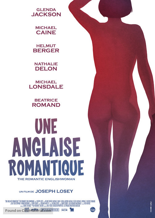 The Romantic Englishwoman - French Re-release movie poster