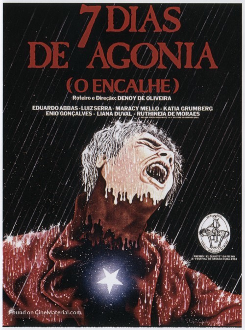 Sete Dias de Agonia - Brazilian Movie Poster