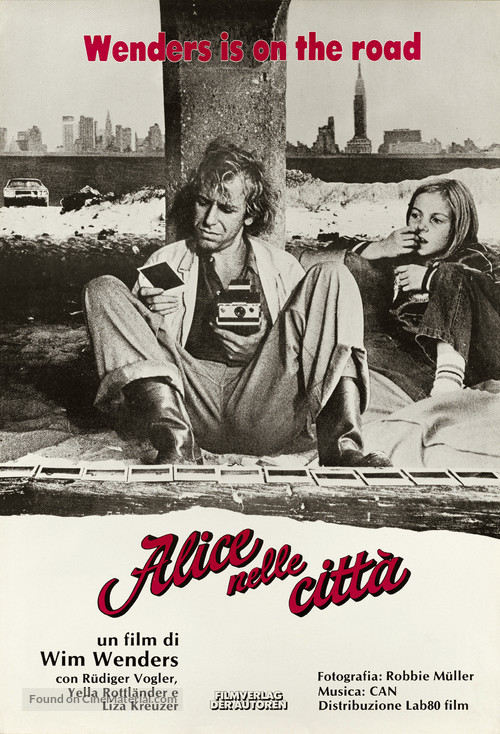 Alice in den St&auml;dten - Italian Movie Poster