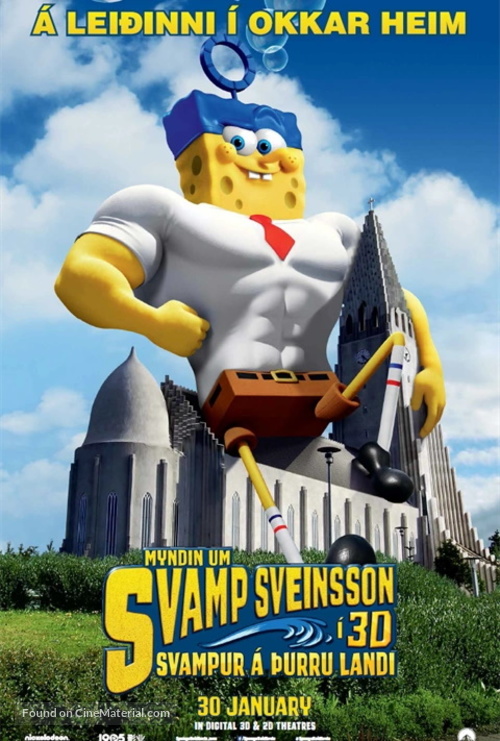 The SpongeBob Movie: Sponge Out of Water - Icelandic Movie Poster