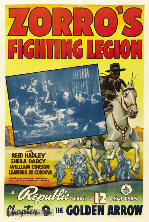 Zorro&#039;s Fighting Legion - Movie Poster