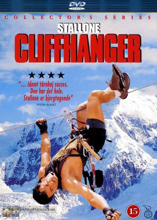 Cliffhanger - Danish DVD movie cover