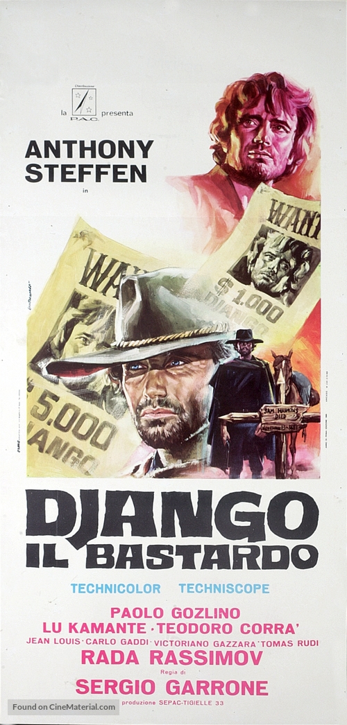 Django il bastardo - Italian Movie Poster