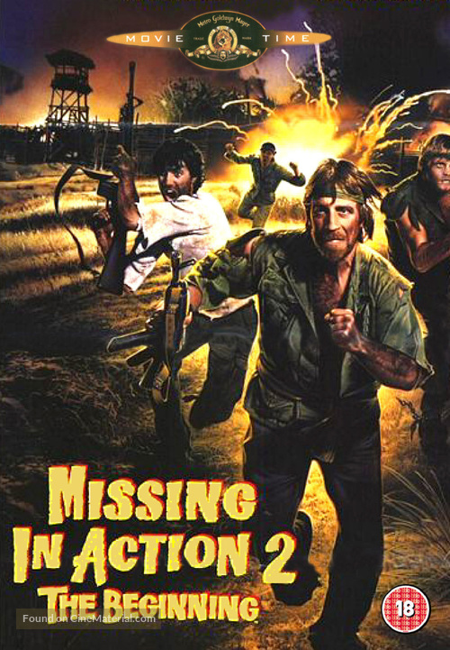 Missing in Action 2: The Beginning - British Movie Cover