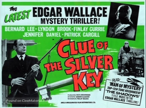 Clue of the Silver Key - British Movie Poster