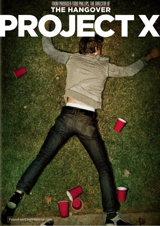 Project X (2012) dvd movie cover Project X (2012) dvd movie cover