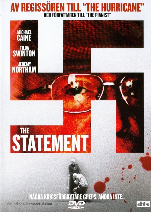 The Statement - Swedish Movie Cover